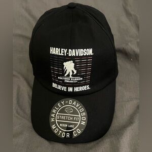Harley-Davidson Wounded Warriors Believe in Heroes hat New
